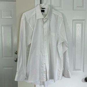 Chaps white button down shirt